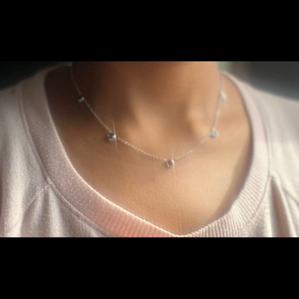 Gorgeous Swarovski Elements Multicolor Necklace 4… - image 6